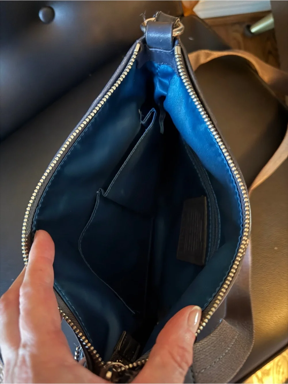Coach Black Signature Crossbody Bag